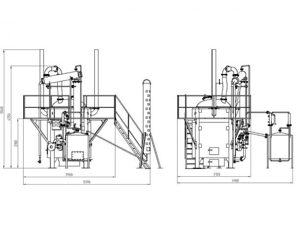 Оборудование утилизации б/у шин,      промотходов в жидкое топливо (пиролизное оборудование "Т-ПУ1") — фото 2